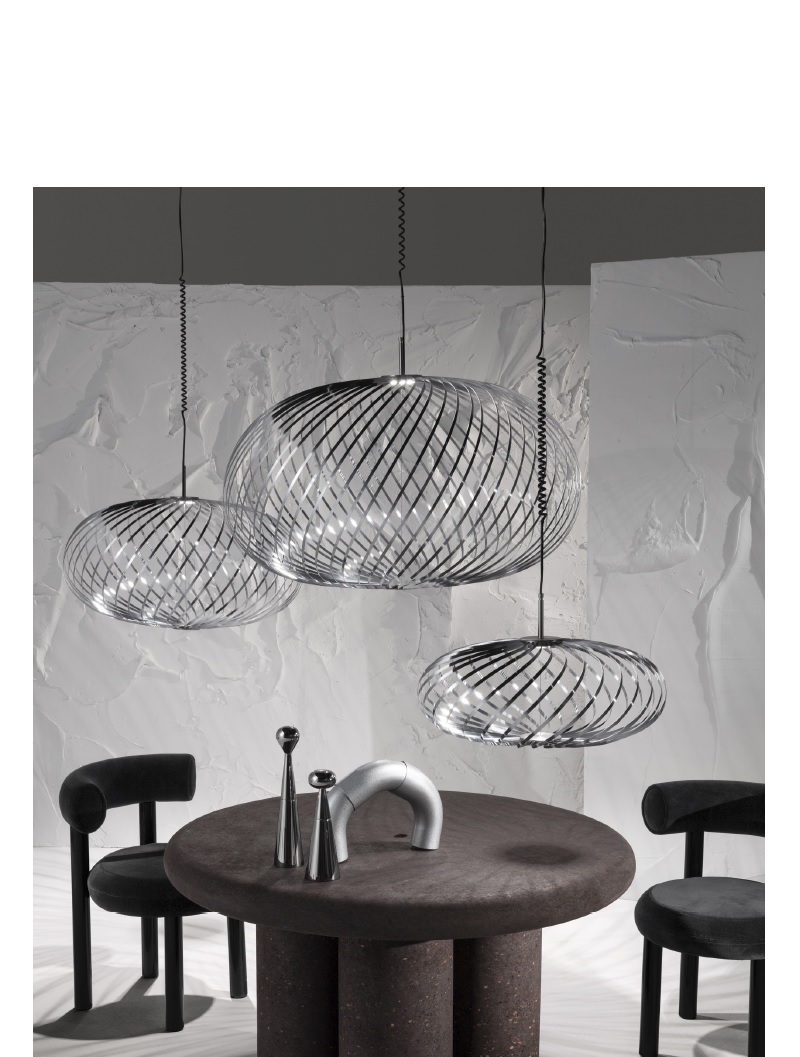 Hängeleuchte Spring Medium messing
240V 6W LED 3000K 800Lm D=79/88cm H=12/45cm IP20 - Image 4