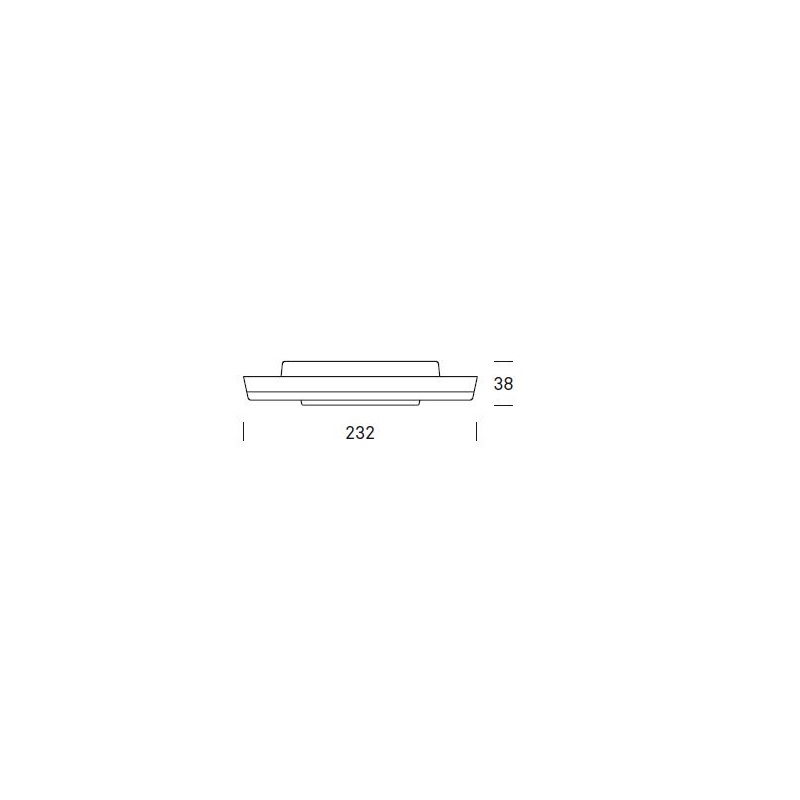 Decken-Anbauleuchte Square LED 18W alu grau
230V/18W LED/3400K - Image 2