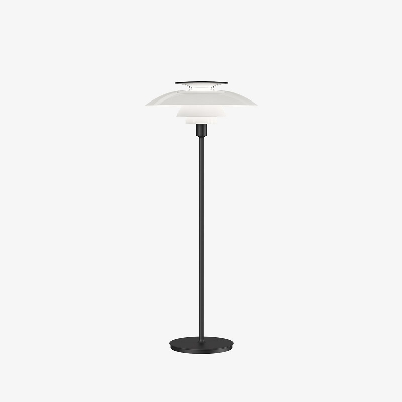 Stehleuchte PH 80 E27 70W Schwarz + Acryl opal weiss
230V E27/70W D=550 H=1315 /IP20