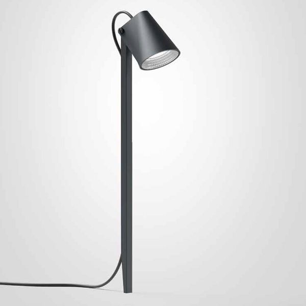 Spiessleuchte PAD LED 8W 553lm anthrazit
240V 2700K D=240 H=800  / IP65