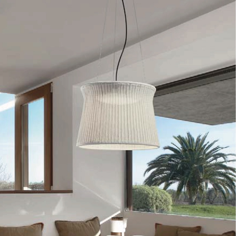 Hängeleuchte Syra 60 outdoor Schirm beige
240V/2700K 2500Lm 22W D=61cm H=44cm IP65