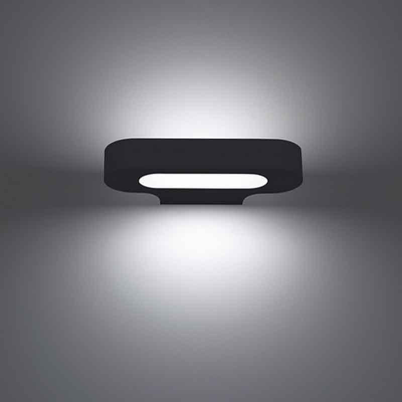 Wandleuchte Talo parete LED schwarz dimmbar
230V 20W 2700K 1343lm L=210 H=42 T=100 IP20