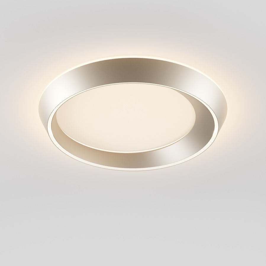 Deckenleuchte Tidal 60 / 37W champagne
230V 3000K  7320Lm D=60 H=6.1cm/ IP20