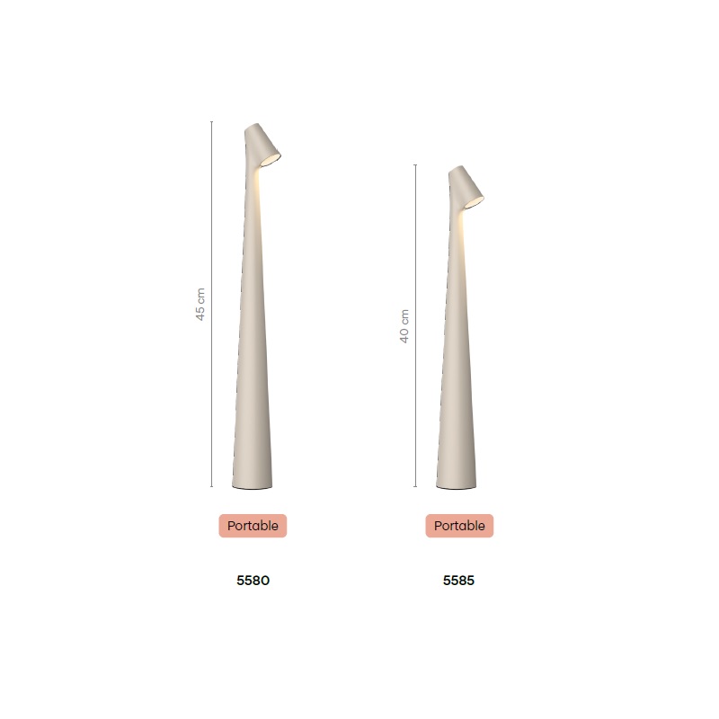 Tischleuchte Africa 4.5W Beige D1
100V-240V 2700K 520Lm CRI90 IP20 - Image 2