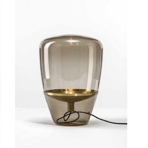 Tischleuchte Balloons Small Glas smoke brown/kupfer
230V E14 3W 2200K 240lm / D=285 H=400