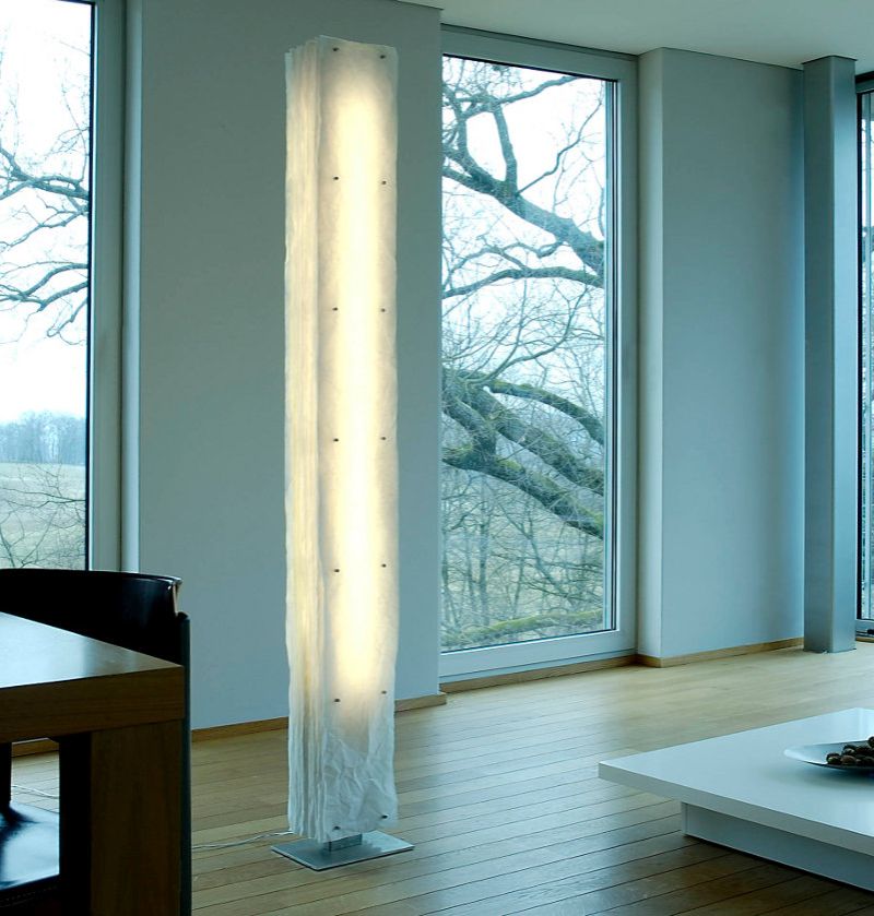 Stehleuchte TOTEM 1900 LED 3000K 2x52W Poly.alu.
14'500lm B=250 H=1900 Poly.alu edelstahl