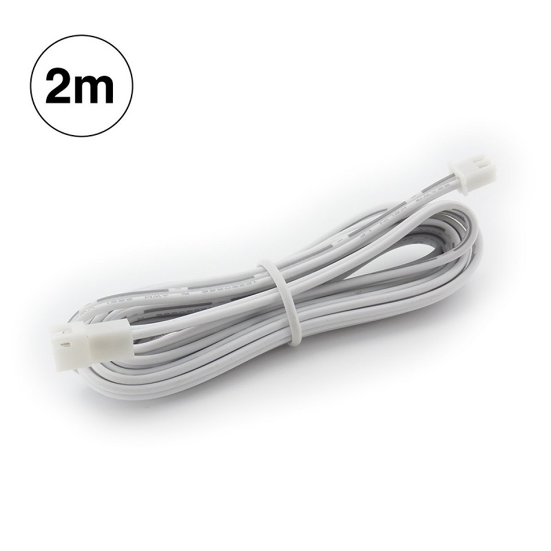 Verlängerung für Led Möbeleinbauleuchte 1m weiss
L=1000mm mit Kupplung + Stecker