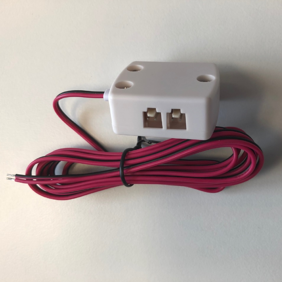 4-fach-Verteiler für Serieschaltung
L=38mm B=32mm H=17mm