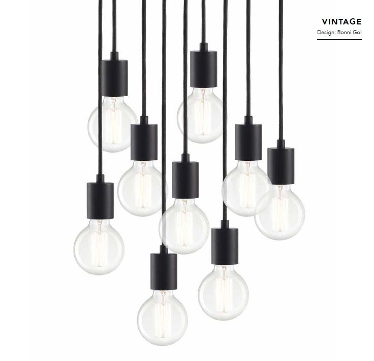 Pendelleuchte Vintage S3 Bulb B E27 schwarz
240V E27 3x60W D=50 H=66 / IP20