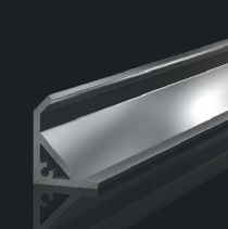 Vitrinenprofil Prism 20 für LED Bänder alu eloxiert
H=15.2mm T=15.7mm L=1m