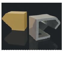 Eckstück Vitrinenprofil Prism 20  alu eloxiert
H=15.2mm x 15.2mm