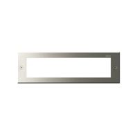 Wandeinbauleuchte 2131-M Edelstahl
IP65 7/9W TC-S /260x80mm ET=80mm
Glas weiss