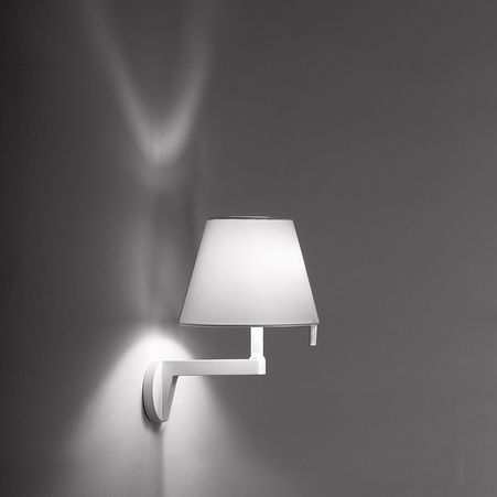 Wandlampe Melampo Parete Aluminiumgrau dim
230V 1x6W o. 1x46W E14 H=250mm/D=300mm