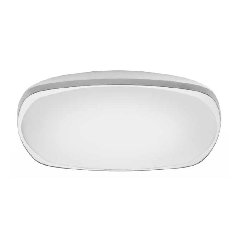 Wandleuchte Watch chrom Glas weiss
230V /200W R7s 119mm / 45x45cm H=13.5cm