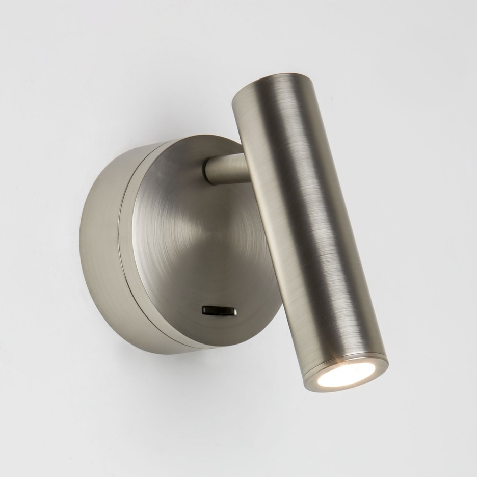 Wandleseleuchte Enna 4.5W nickel satiniert
230V 2700K 112lm CRI90 / IP20
