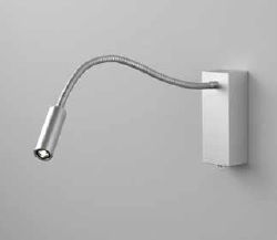 Wandleseleuchte Zooom TQ Flexarm LED 2W platin
230V/ 170lm 3000K / Arm L=300mm / IP20