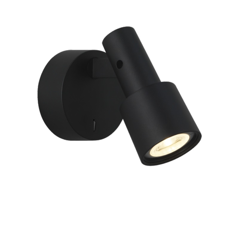 Wandleseleuchte SARA Snooze Surf1.0 schwarz
230V GU10 max. 5W / D=55mm T=115mm IP20