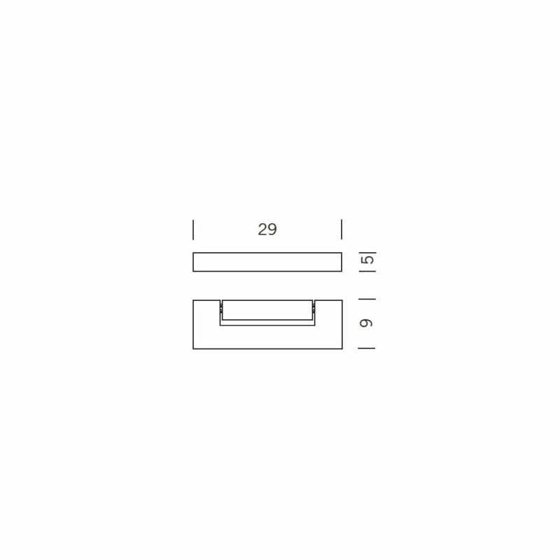 Wandleuchte ARA LED weiss/chrom
230V 2xLED 10+10W/2700°K/1000+1000lm