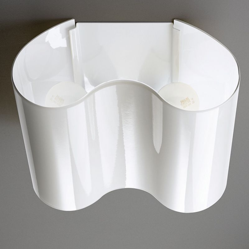 Wandleuchte Double weiss glänzend
240V/2x77W E27  L=26/T=13/H=24