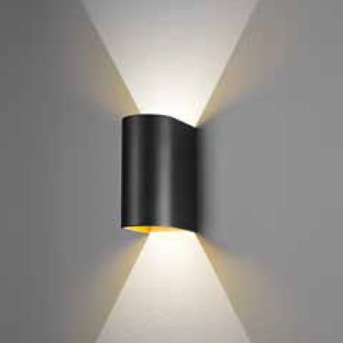 Wandleuchte Feeling 2x3W LED schwarz-gold
230V 2x140Lm 3000K B=65 T=100 H=130