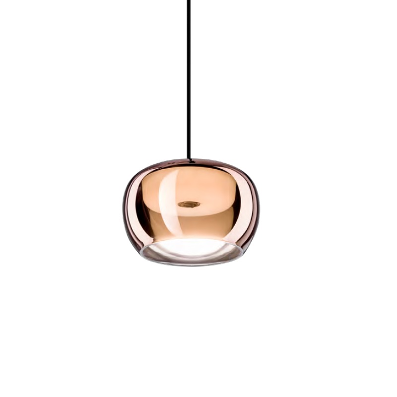 Pendelleuchte WETRO 1.0 12W / Glas kupfer
230V 1800-2850K 340Lm D=150 H=87 / IP20