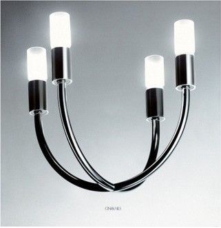 Wandleuchte Riflessioni 21 nickel-planted satin
230V/G9 2x75W  B=21.5 H=21.5 T=7
