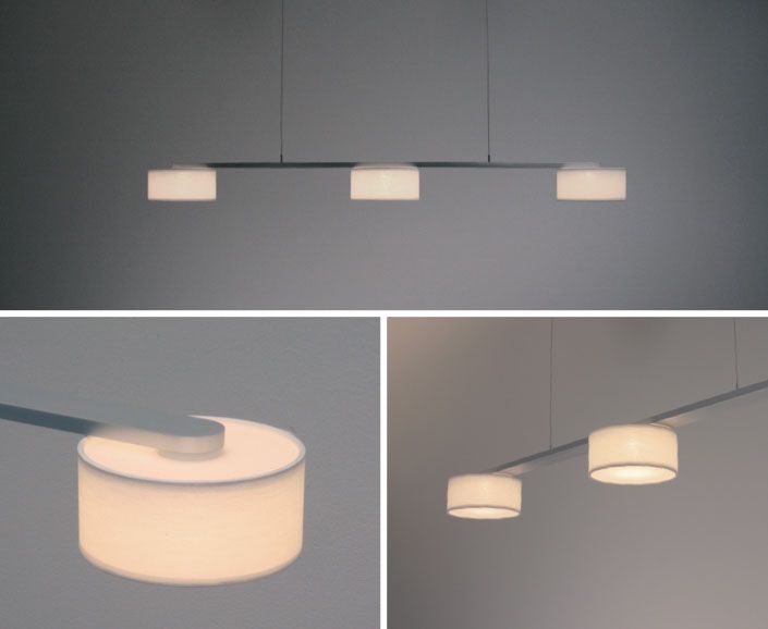 3-erPendelleuchte.Elena LED3x7W TL-dim alu natur :Schrim:creme
230V/24V/L930 =H=75 B=130