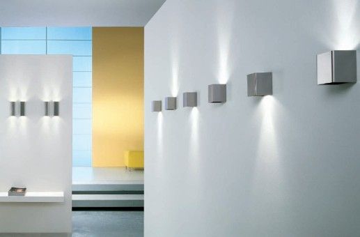 Wandleuchte MicroBox 7/1 Edelstahl gebürstet
EGV/GU 10/ 1x50W