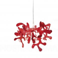 Hängeleuchte Minicoral S rot
230V/G9/33W ES H= 16cm D= 30cm