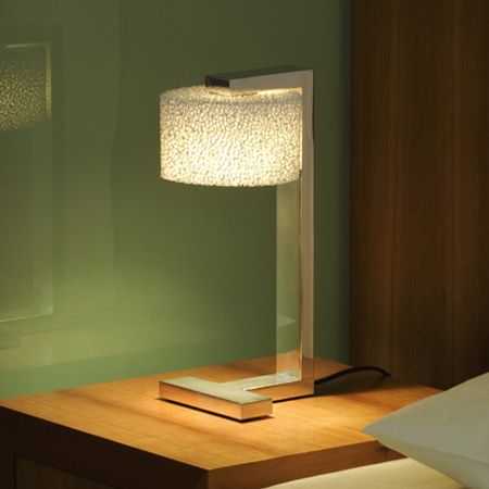 Tischleuchte REEF chrom
240V/G9 max.1x48W H=30cm D= 12cm