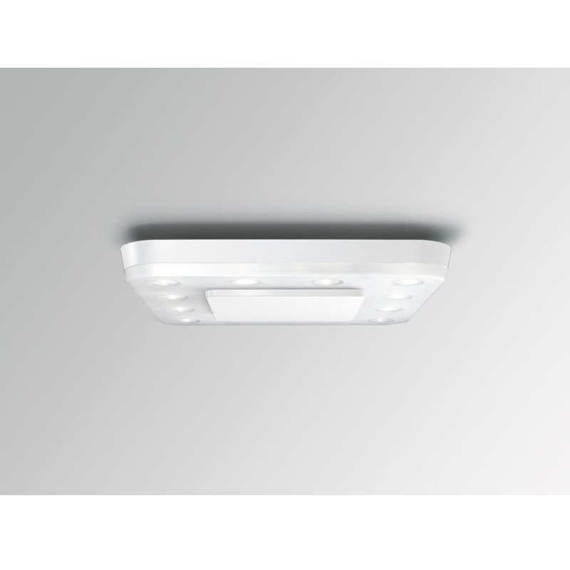 Decken-Anbauleuchte Square LED 18W weiss seidenmatt
230V/18W LED/3400K