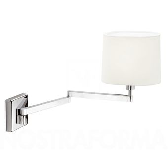 Wandleuchte Swing Nickel matt
230V E27/ 70W ES/ Leselicht LED 3W