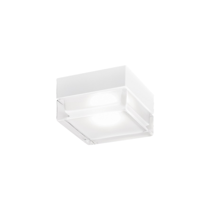 Anbauleuchte Blas 2.0 / 9.6W Led Glas weiss
230V 3000K 950Lm CRI80 L=130x130  H=79 IP65