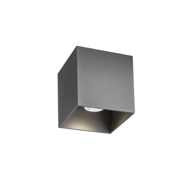 Deckenaufbauleuchte Box LED 8W 3000K black texture
230V 8W 560lm L=100x100x100 IP20