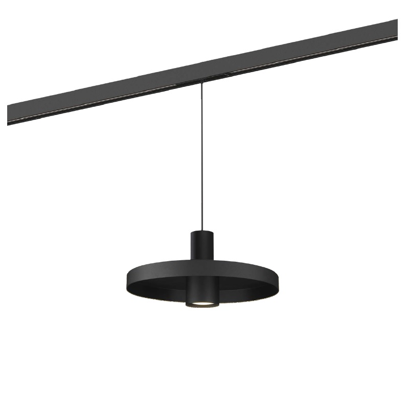 Pendelleuchte Odrey 1.2 on Track 8W schwarz
48V 2700K 485Lm CRI90 H=44mm D=250 /IP20